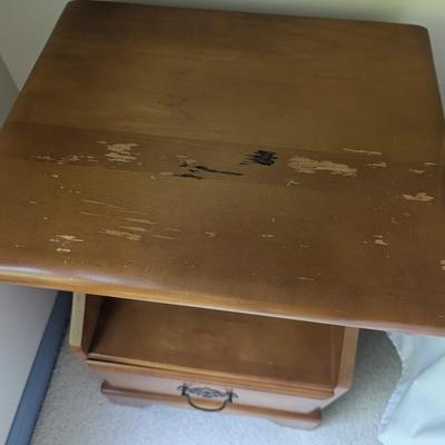 Pair Of Antique Eisen-Bilt Side Table Hoboken N.J. (BR1)