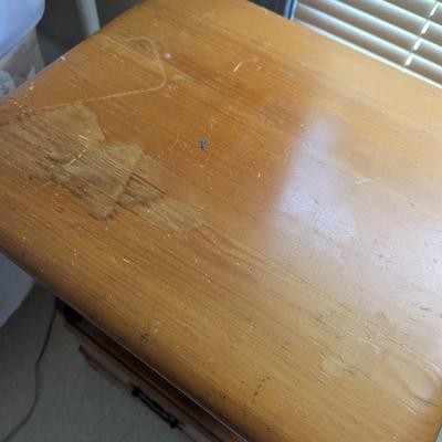 Pair Of Antique Eisen-Bilt Side Table Hoboken N.J. (BR1)