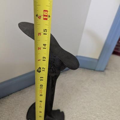 Vintage Cast Iron Cobbler Shoe Repair Stand & Form (BR1)