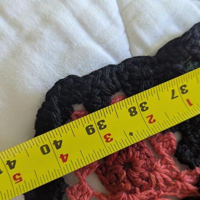 Hand Made Crocheted Blanket & Table Cloth (BR1)