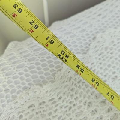 Hand Made Crocheted Blanket & Table Cloth (BR1)