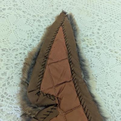 Vintage Mink Fur Pelt Stole Cape Shawl Wrap (BR1)