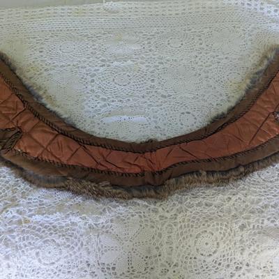 Vintage Mink Fur Pelt Stole Cape Shawl Wrap (BR1)