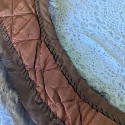 Vintage Mink Fur Pelt Stole Cape Shawl Wrap (BR1)