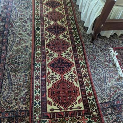 Approx 104" x 28 1/2" Wool Runner Rug #2 (BR2)