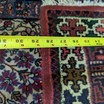Approx 104" x 28 1/2" Wool Runner Rug #2 (BR2)