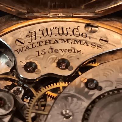 WALTHAM POCKET WATCH 15 JEWELS