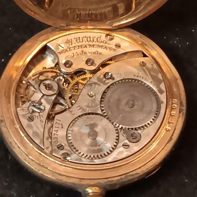 WALTHAM POCKET WATCH 15 JEWELS