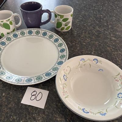 Dish and Cup Lot
