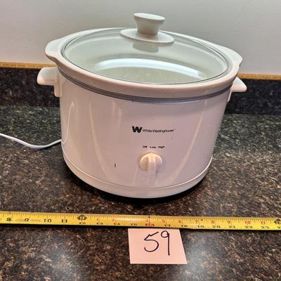 White Westinghouse Crockpot
