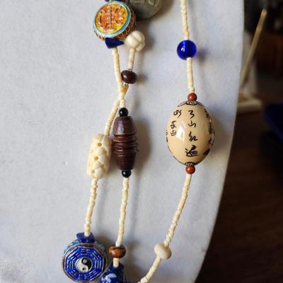 Asian Style Beaded Necklace
