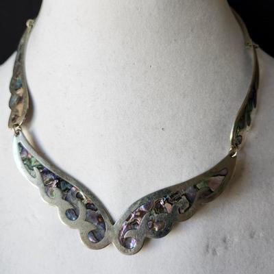 Abalone Inlay Choker