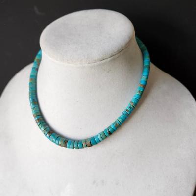 Turquoise Heishi Choker