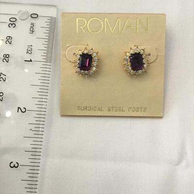 Vintage Roman stud earrings