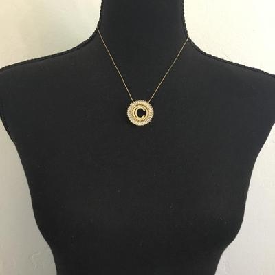 Beautiful crystal Sunburst initial pendant