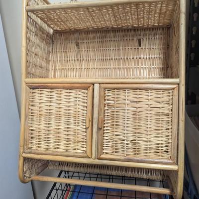 Wicker Hanging Shelf