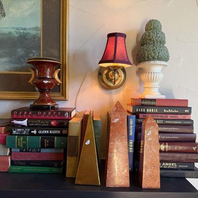 Lot 3: Home Decor & Books Selection