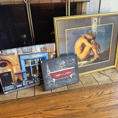 Lot 3: Home Decor & Books Selection