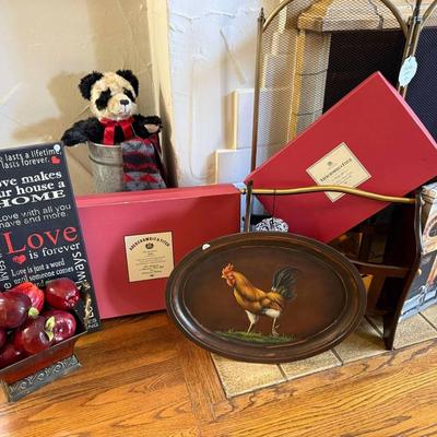 Lot 3: Home Decor & Books Selection