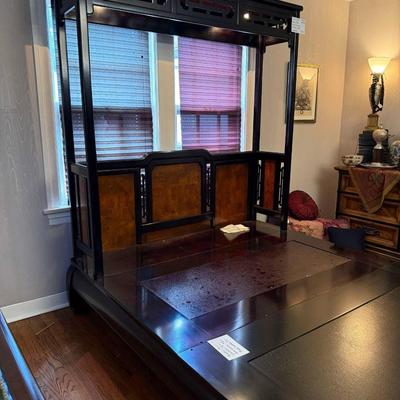 Lot 7: Beautiful Full Size Asian Canopy Bed
