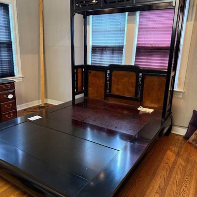 Lot 7: Beautiful Full Size Asian Canopy Bed