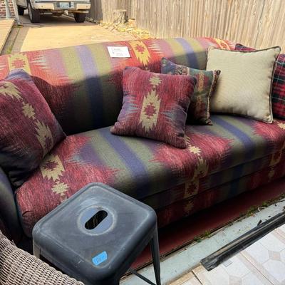 Lot 14: Southwest Couch, Chairs & More