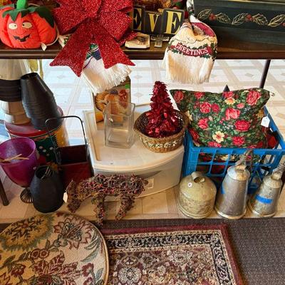 Lot 17: Media, Rugs, Luggage, Home Decor & More