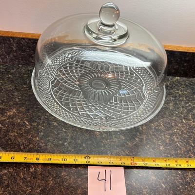 Cake Plate and Dome Lid