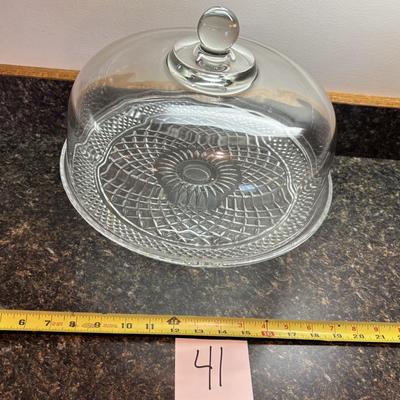 Cake Plate and Dome Lid