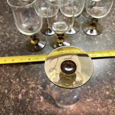 Vintage Libbey Tulip Wine Glass Lot