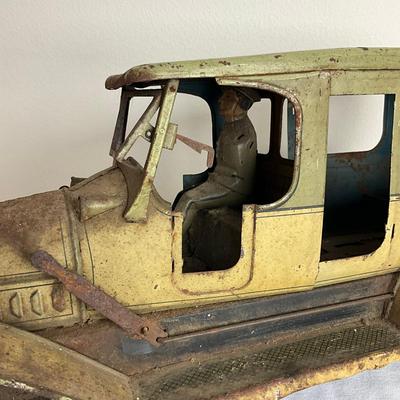 D950 1915 German Karl Bub Large Luxury Limousine Lithograph Tin