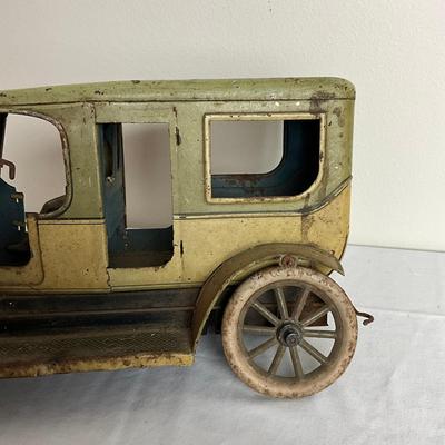 D950 1915 German Karl Bub Large Luxury Limousine Lithograph Tin