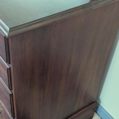 Solid Wild Black Cherry Virginia Galleries Furniture By Henkel Harris Winchester VA. 10 Drawer Dresser (BR2)