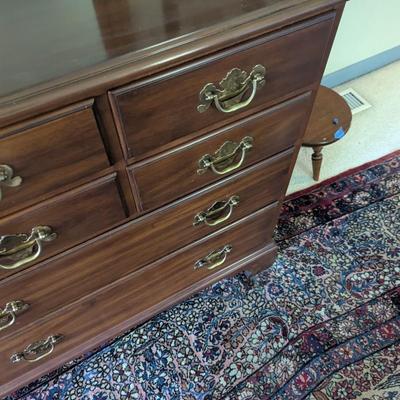 Solid Wild Black Cherry Virginia Galleries Furniture By Henkel Harris Winchester VA. 10 Drawer Dresser (BR2)