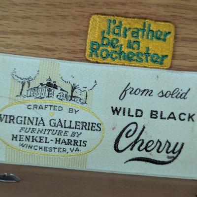 Solid Wild Black Cherry Virginia Galleries Furniture By Henkel Harris Winchester VA. 10 Drawer Dresser (BR2)