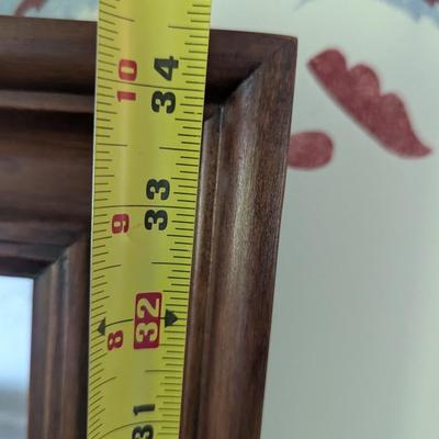 Solid Wild Black Cherry Virginia Galleries Furniture By Henkel Harris Winchester VA. Mirror Approx 53" x 34 1/2" (BR2)