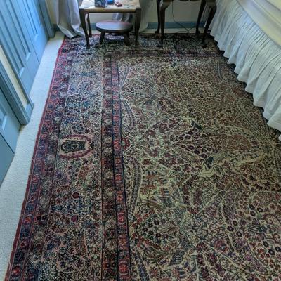 Large Oriental Area Rug Approx 136" x 222" Approx 75 Years Old Most Likely Wool (BR2)