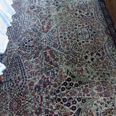 Large Oriental Area Rug Approx 136" x 222" Approx 75 Years Old Most Likely Wool (BR2)