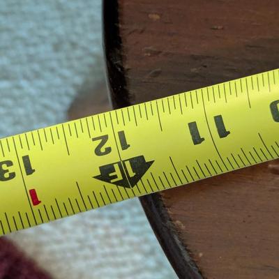 Vintage Oak Wallace Nutting Stool #101 Original Label (BR2)