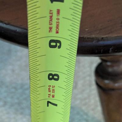 Vintage Oak Wallace Nutting Stool #101 Original Label (BR2)