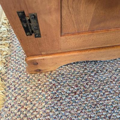 Antique Wood Hutch (Contents Not Included) (D)