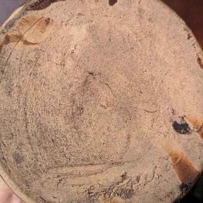 Glazed Stoneware Crock With Lid (D)