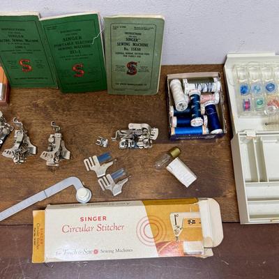 Vintage Singer Sewing Machine Accessory Lot