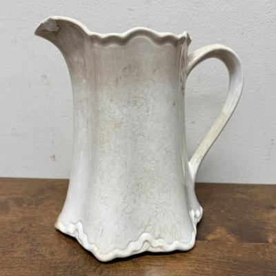 Antique K.T.& K China Milk Pitcher Shabby Chic English Country Victorian Style