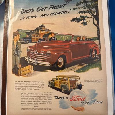 D969 Vintage Chevrolet Car Advertisement
