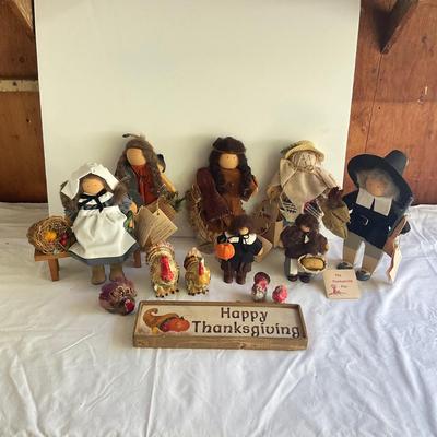 G1033 Lot of Hand crafted Lizzie High Dolls for Fall Theme