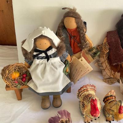 G1033 Lot of Hand crafted Lizzie High Dolls for Fall Theme