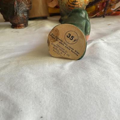 G1034 Vintage 1950’s Fall Gurley Candle Co. with Wreath