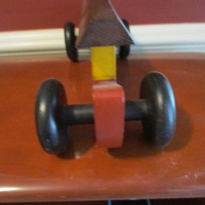 Noah's Ark Wheeled Wooden Boat (D)