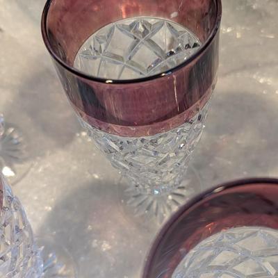 8 - Christopher Stuart Regency Ruby Iced Tea Glasses #1 (DR)